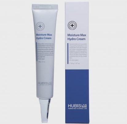HUBISLAB MOISTURE MAX HYDRO DRĖKINAMASIS VEIDO KREMAS, 40 G