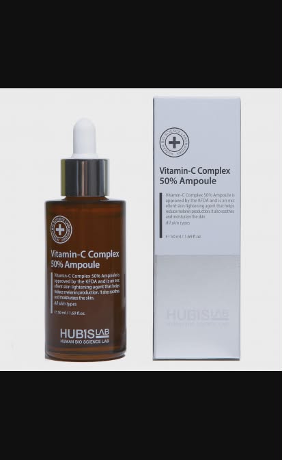 HUBISLAB AMPULĖ SU 50% VITAMINO C KOMPLEKSU, 50 ML