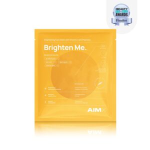 Greito poveikio skaistinanti veido kaukė su vitaminu C AIMX „Brighten Me“