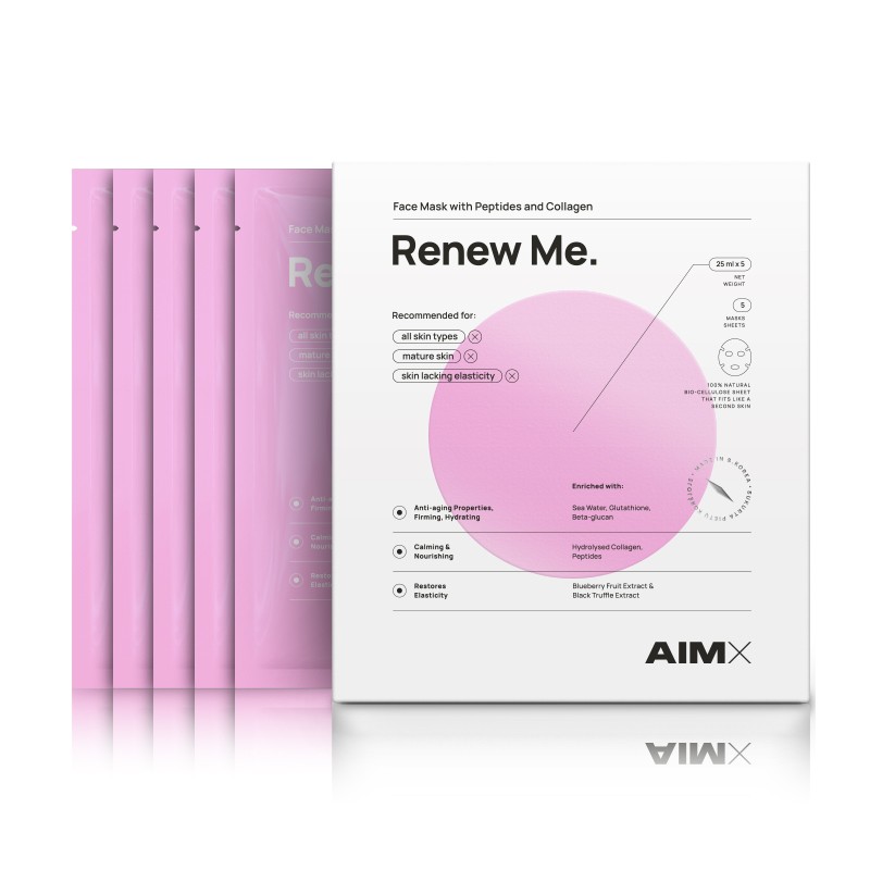 Greito poveikio skaistinanti veido kaukė su vitaminu C AIMX „Brighten Me“ - Image 3